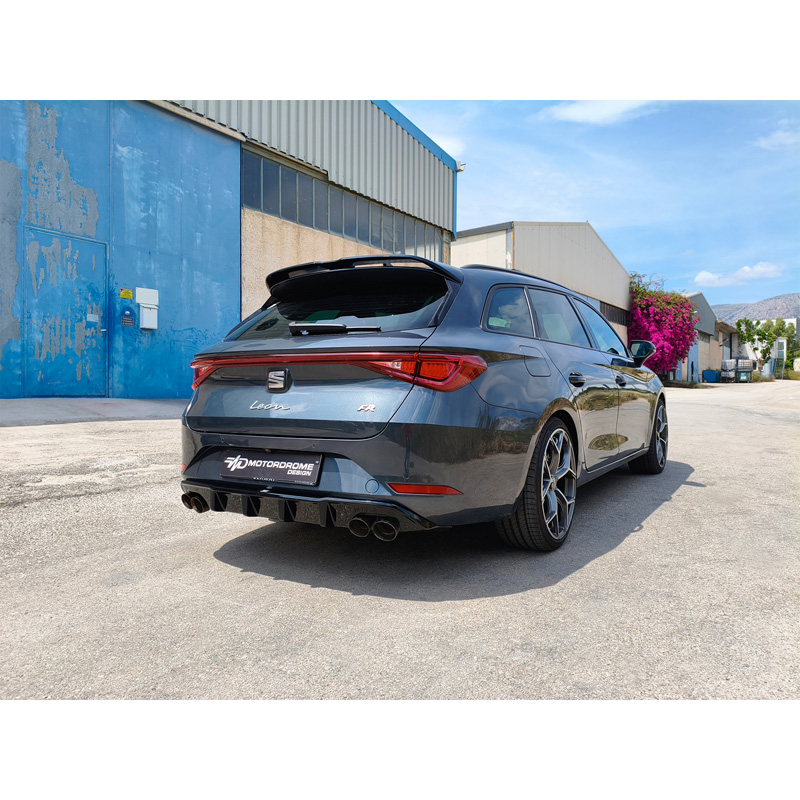 Motordrome Rear Diffuser  Seat Leon IV (KL8) Sportstourer FR 2020- (ABS)