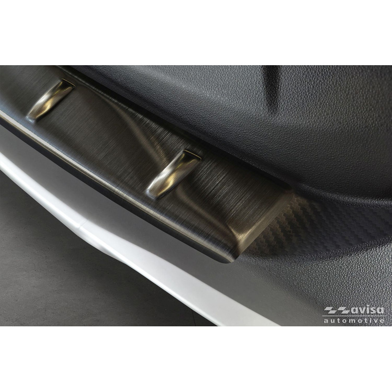 Avisa Black Stainless Steel Rear bumper protector  Omoda 5 2024- 'Ribs'