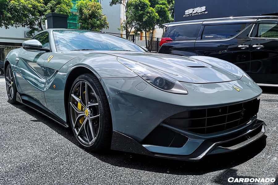 Ferrari F12 Berlinetta DC Style Carbon Fiber Zijskirts 2012-2017