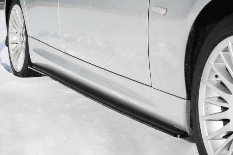 Zijskirts Diffusers BMW 3 E90/91 MPACK Glanzend Zwart