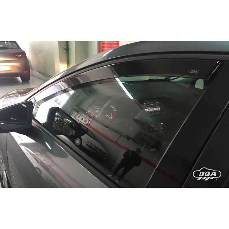 DGA Wind Deflectors  Seat Leon (5F) HB 5-doors/ST 2012-2020 (2-pieces)