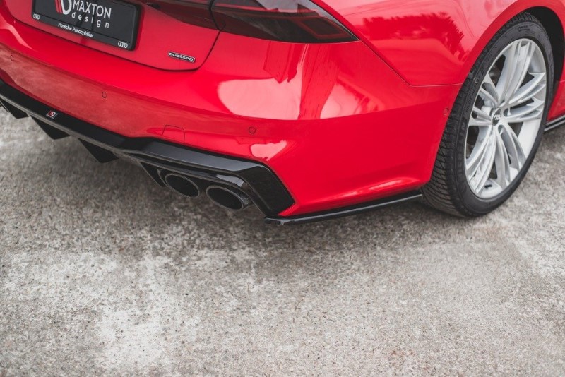 Zijdiffuser Audi A7 C8 S-Line Maxton Glanzend Zwart