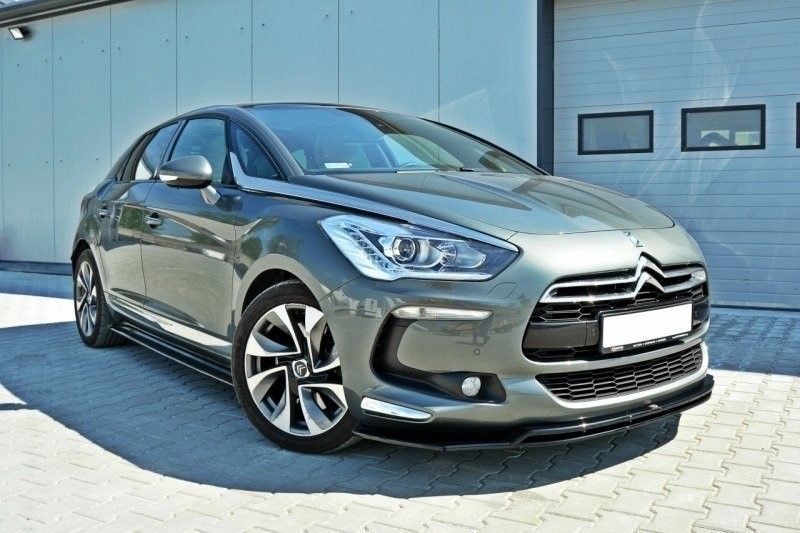 Voorspoiler Citroen DS5 Facelift V.3 Glanzend Zwart