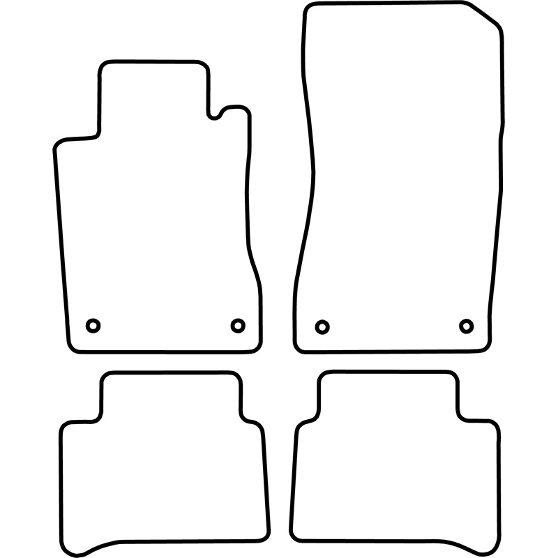 Automatten  Mercedes E Klasse W211 2006-2009