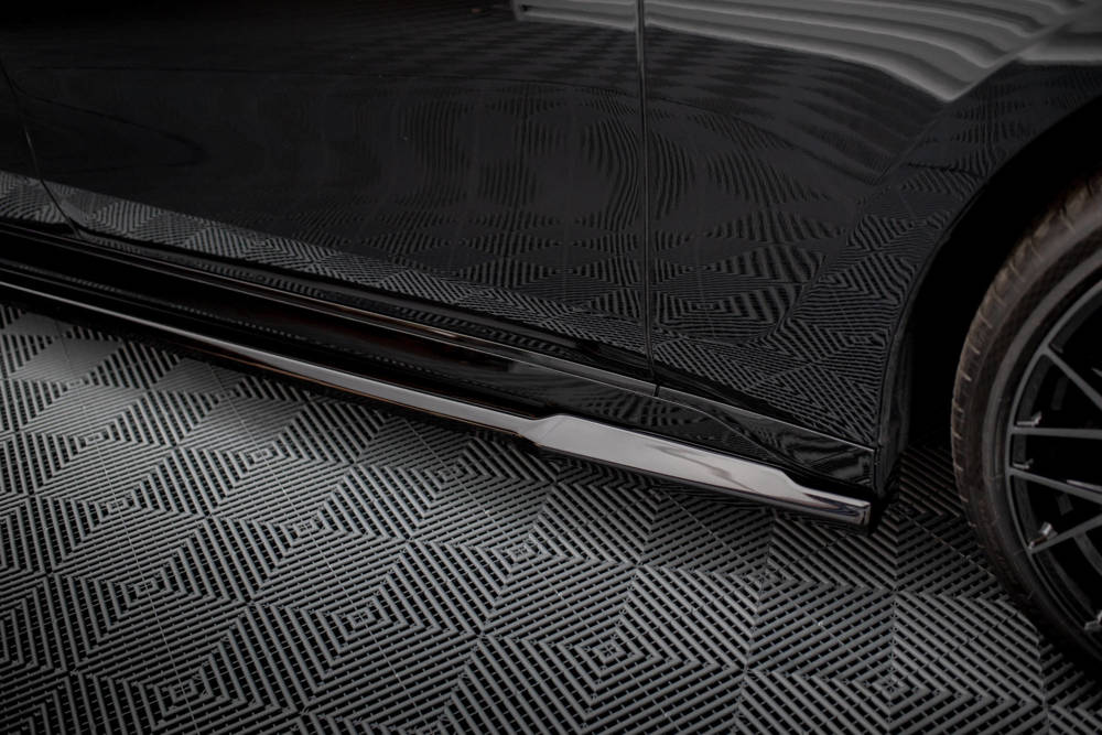 Zijskirts BMW 7 Serie G70 M Pakket Maxton Glans Zwart