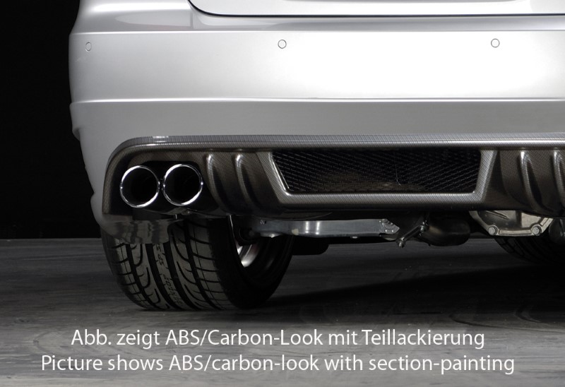 Achterbumper Diffusor BMW E92 alleen 335i duplex Coupe Rieger