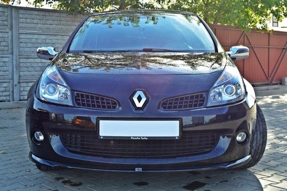 Voorspoiler Renault CLIO RS MK3 Glans zwart