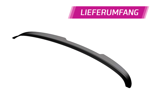 Spoiler VW Up! Seat Mii Skoda Citigo CSR Glans Zwart