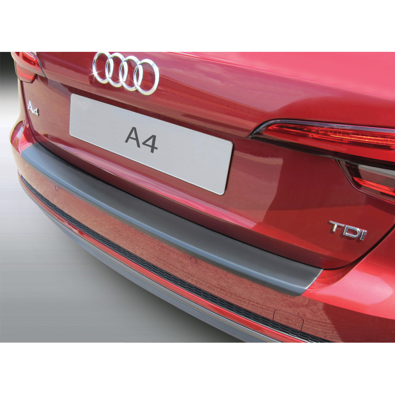 ABS Rear bumper protector  Audi A4 Avant Allroad 10/2015-9/2018 Black