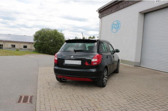 Skoda Fabia RS 5J Limousine final silencer 160x90 type 38