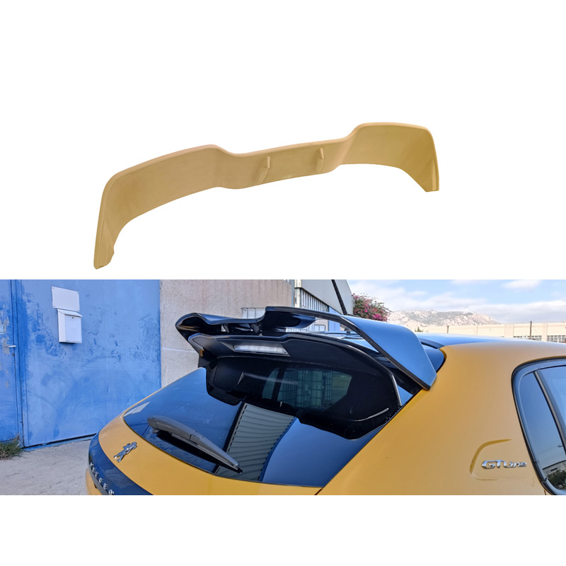 Roof spoiler  Peugeot 208 II GT 5-doors 2019- (PU)