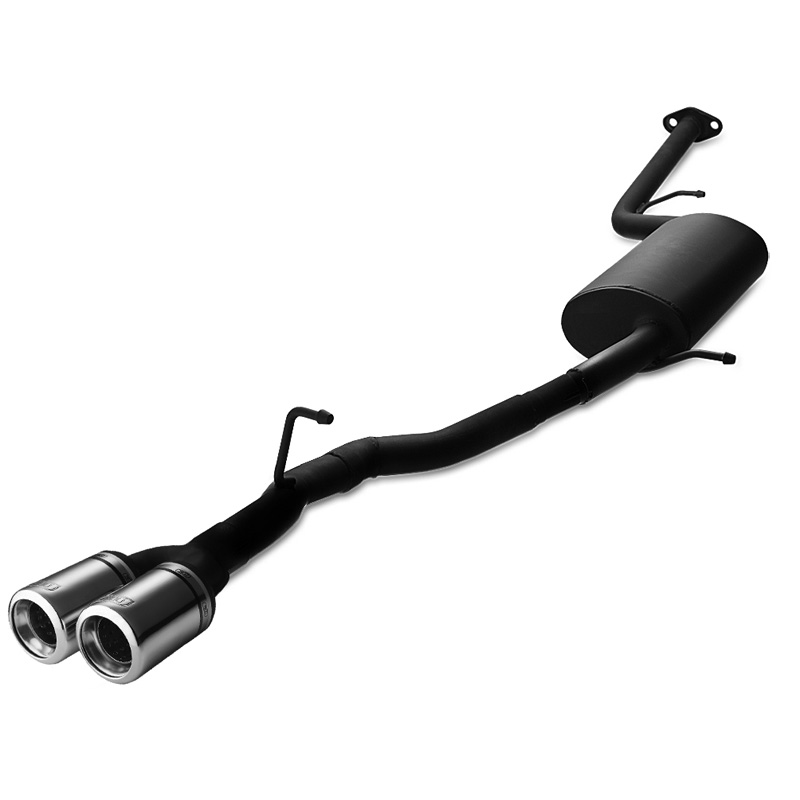Sport exhaust  Toyota IQ 1.0i 50kW 2009- 2x 80mm