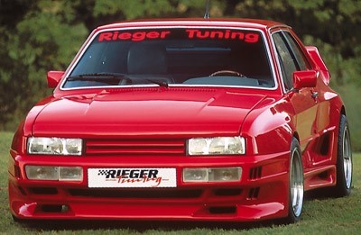 Spoilerzwaard voor Frontbumper Breedversie l VW Golf II Polyeste