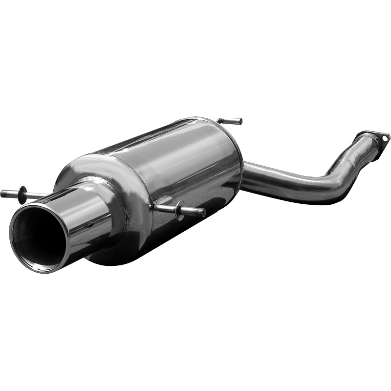 100% Inox Sport Exhaust  Subaru Impreza 4WD 2.0 STi 2002- 120mm Mega