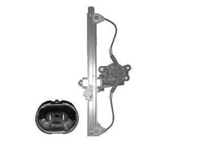 raammechanisme, 4/5 drs, incl motor, achterportier, links Renaul