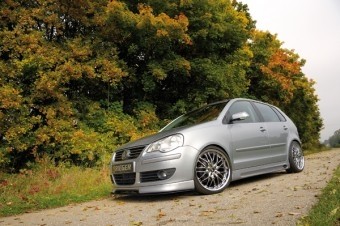 Voorspoiler VW Polo 9N2 Rieger Tuning