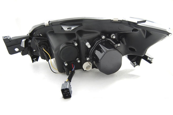 Koplampen Subaru Impreza III GH 07-12 Xenon Tube zwart