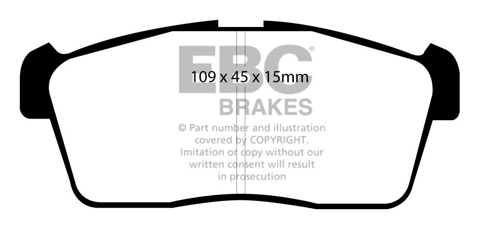 EBC Brakes SUZUKI Ignis 1.5 2003-2008 Remblokken voorzijde