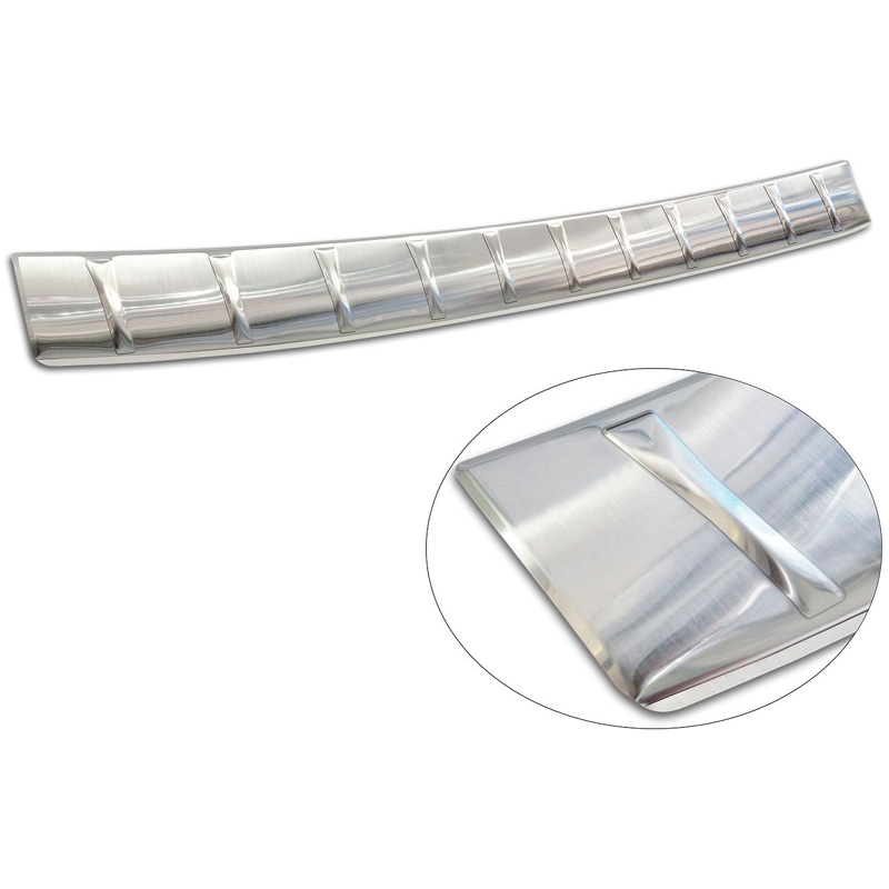 Avisa Stainless Steel Rear Bumper Protector  Skoda Superb IV Liftback 2024- - Silver