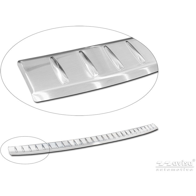 Avisa Stainless Steel Rear Bumper Protector  KGM Actyon 2025- - Silver