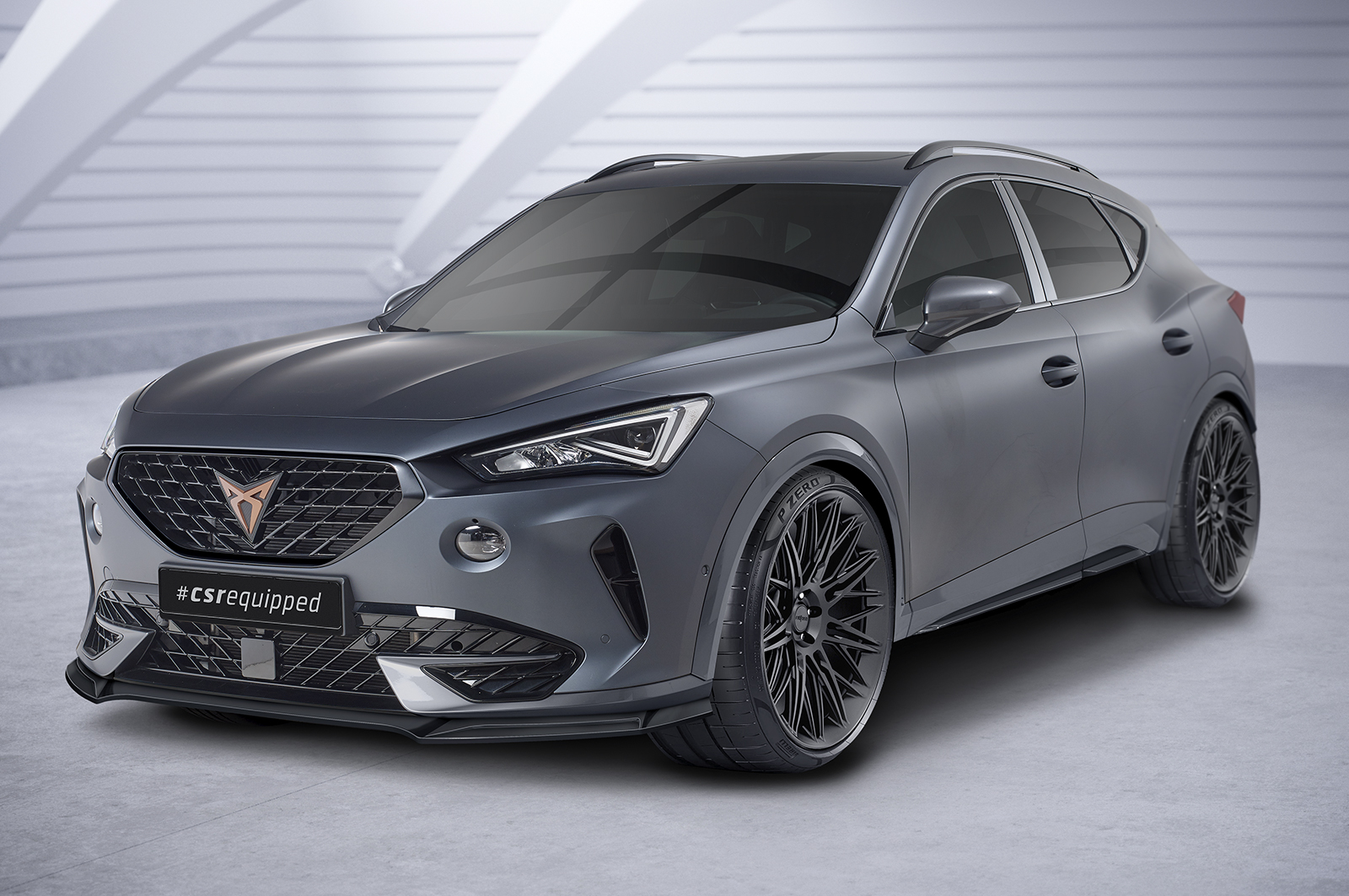 Zijskirts Cupra Formentor CSR Glans Zwart