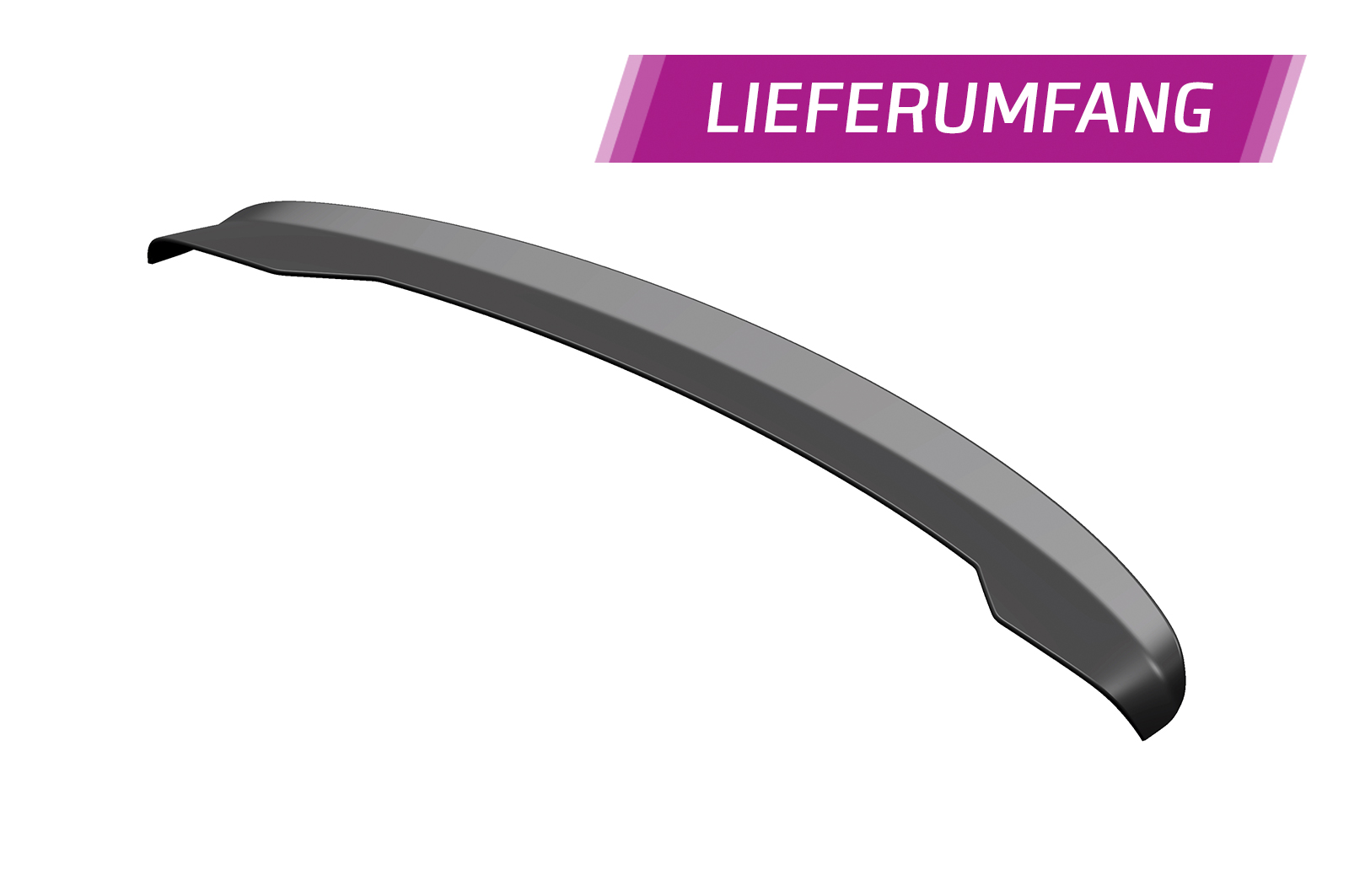 Spoiler Volkswagen Transporter T6 / T6.1 CSR Glans Zwart