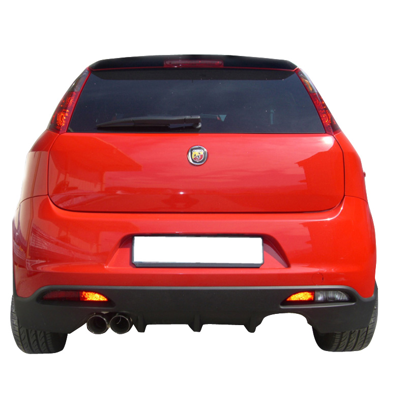 100% Inox Sport Exhaust  Fiat Grande Punto 1.4 Turbo Abarth 2006- 2x80mm