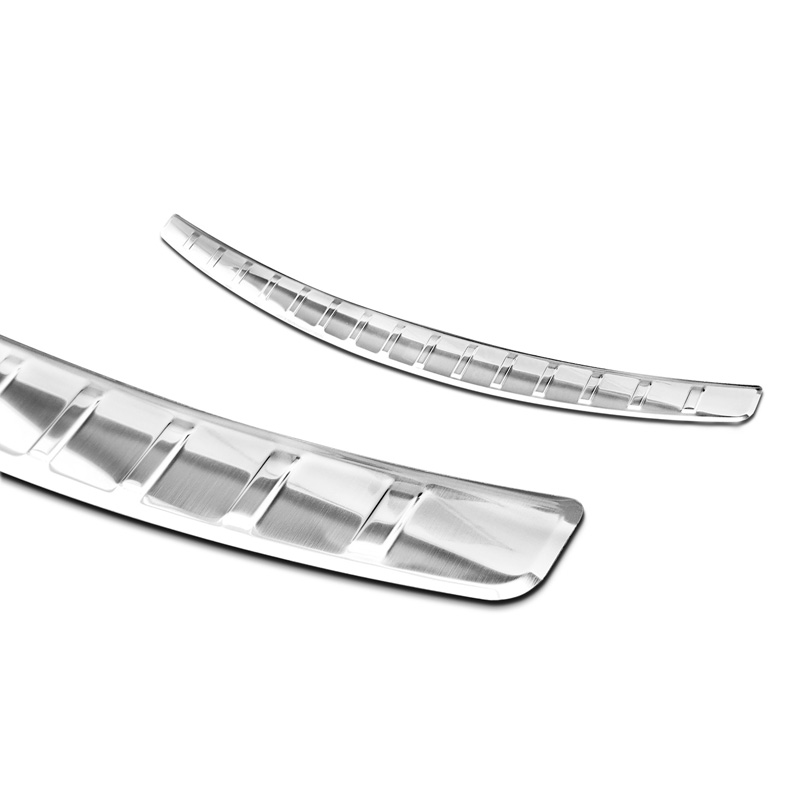 Stainless Steel Rear bumper protector  Mercedes C-Class W205 Sedan 2014-2019 & 2019-2021 'Ribs'