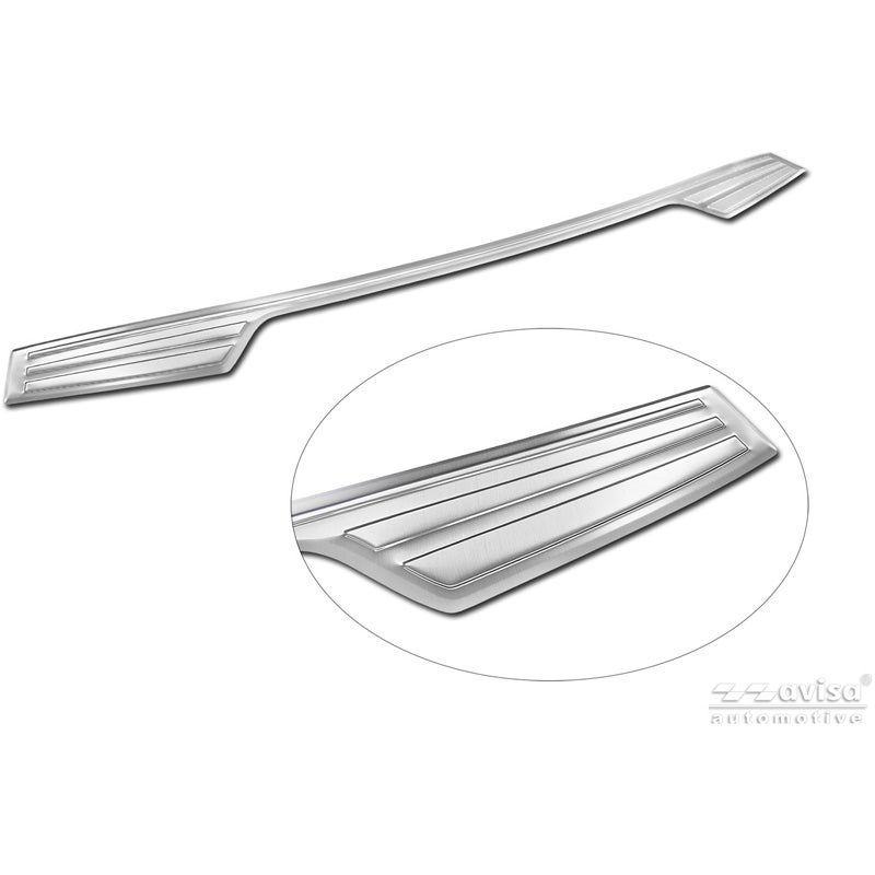 Avisa Stainless Steel Rear Bumper Protector  Opel Frontera (EV) 2024- - Silver