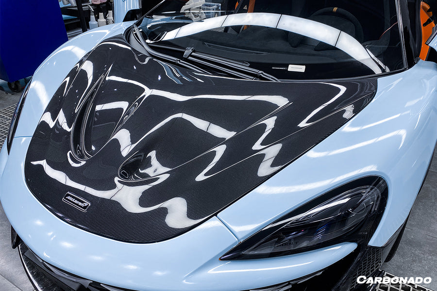 McLaren 600lt 2018-2021 540c/570c/570gt 2015-2021 P1 Style Carbon Fiber Motorkap