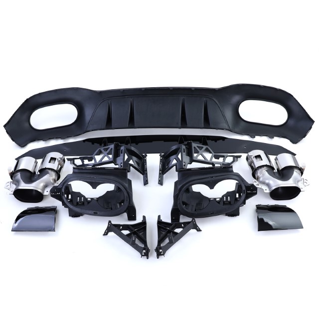 Diffusor Mercedes A klasse W177 A35/A45 Look Chroom Sierstukken