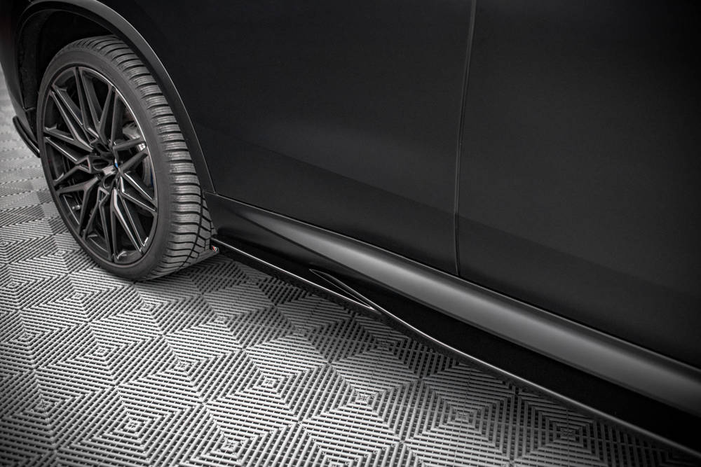 Zijskirts BMW X5M G05 Maxton Glans Zwart