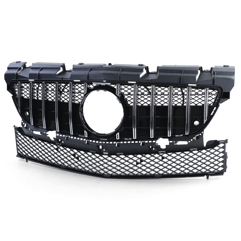 Grillen set Mercedes SLK R172 GT-R Look Chroom/Zwart