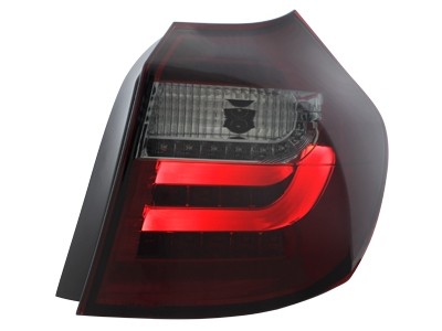 Achterlichten BMW E87/E81 Tube LED rood/smoke 04-07