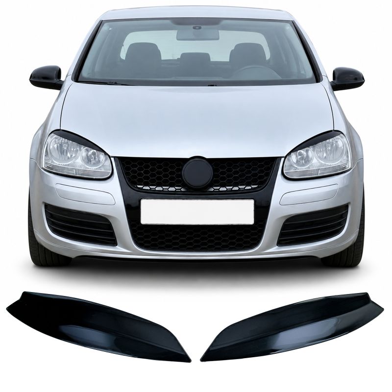 Booskijkers VW Golf 5 Glans Zwart (2003-2008)