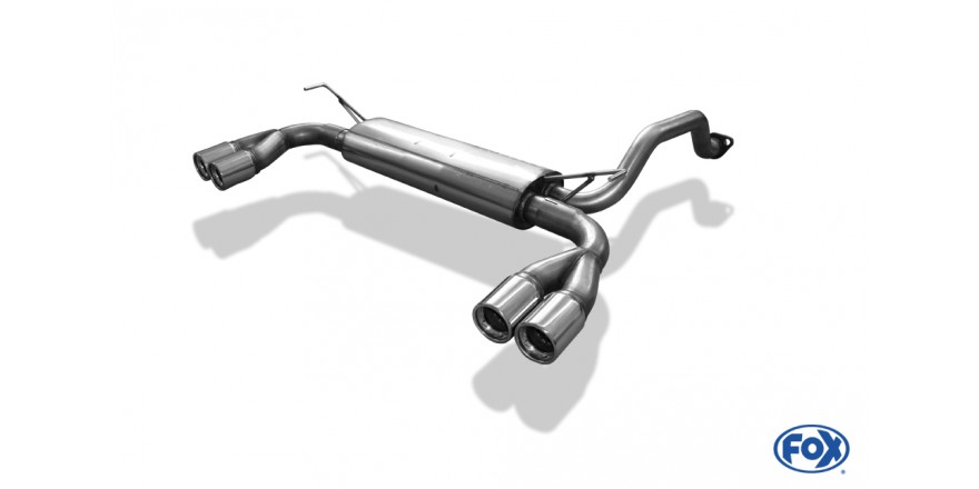 Honda Civic IV Coupe - EJ2 Einddemper Uitgang rechts/links - 2x8