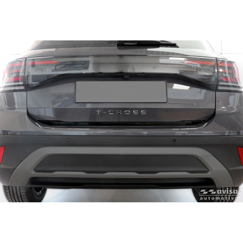 Avisa Zwart Chroom RVS Kofferbak Sierlijst  Volkswagen T-Cross 2019-2024 & Facelift 2024-