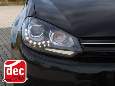 Headlights VW Golf VI Devil Eyes Dlite