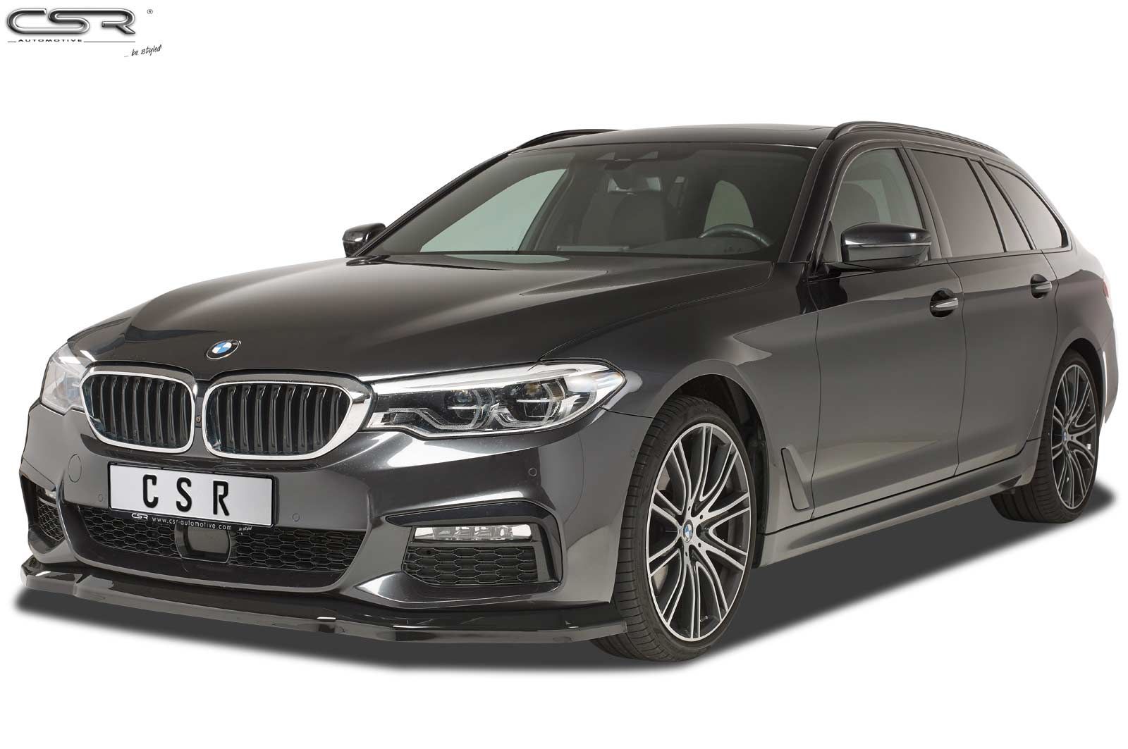 Voorspoiler BMW 5-Serie G30/G31  Glans Zwart