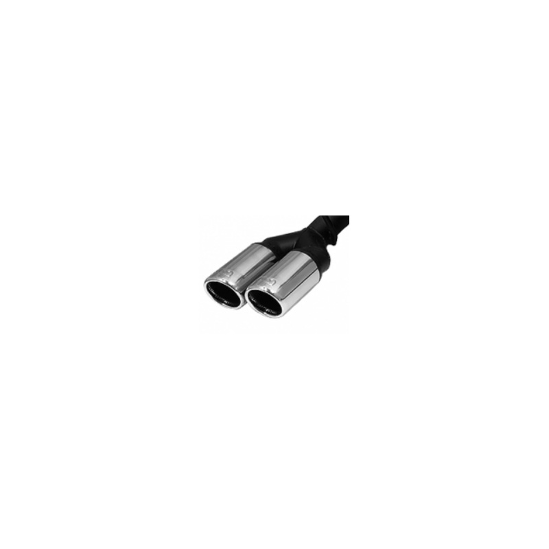 Sport Exhaust  Ford Fiësta VII 1.25i 44/60kW 2008-2014 2x70mm