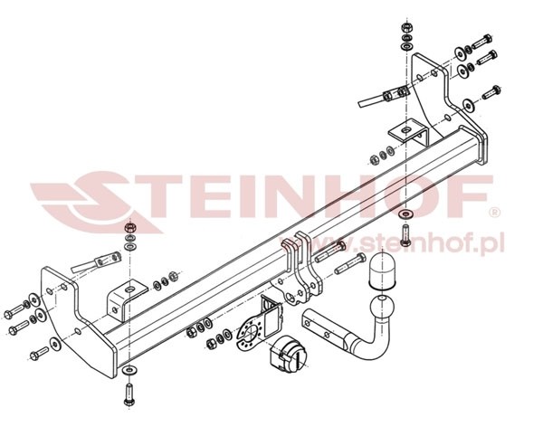 Trekhaak Jeep Wrangler (TJ) 1996-2007