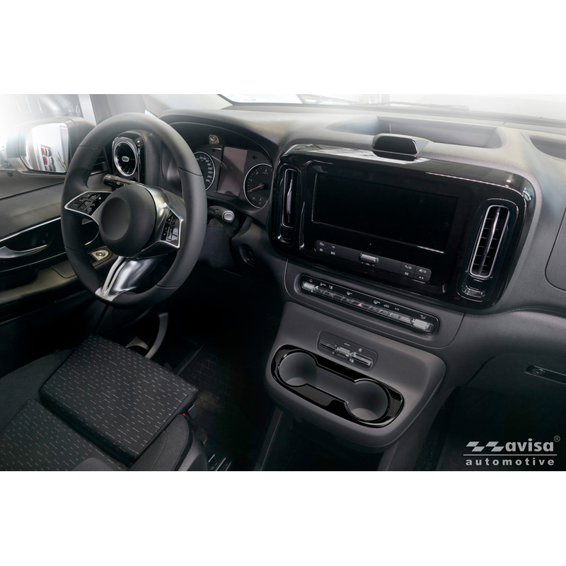 Avisa RVS bekerhouder afdekking  Mercedes Vito Tourer W447 Facelift 2024- - Zwart