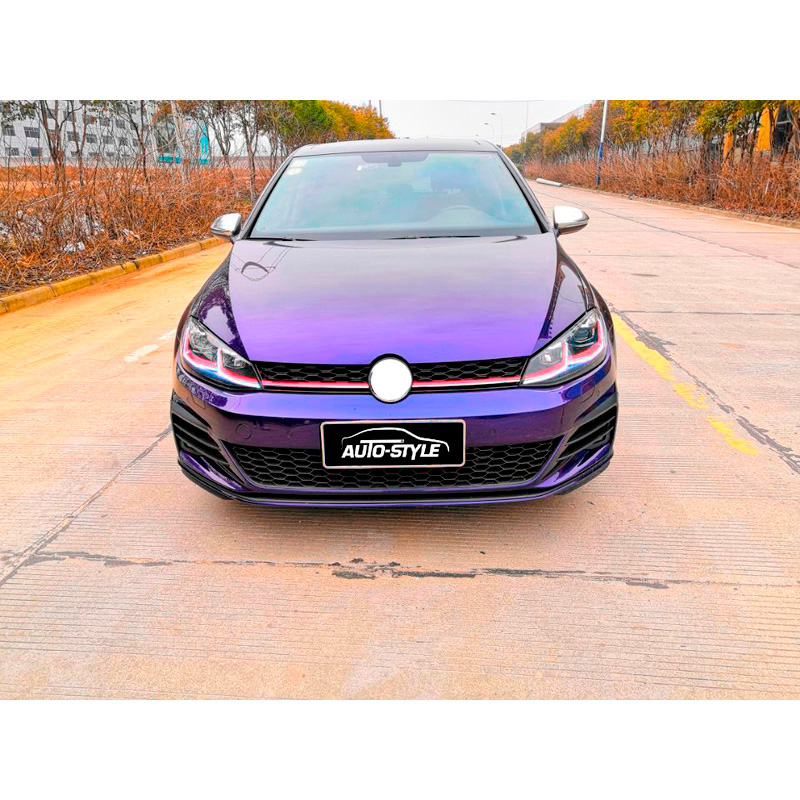 Front bumper  Volkswagen Golf VII Facelift 2017- 'GTi-Look' incl. Grills & Fog lights (PP)
