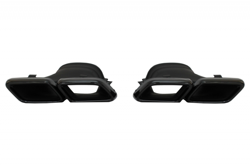 Diffusor Mercedes GLC X253 (2015-..) GLC63 incl. Uitlaat Stukken zwart