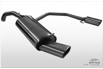 VW Beetle Typ 1C/ 9C Einddemper Uitgang rechts/links - 135x80 Ty