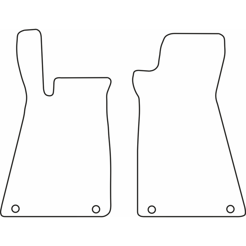 Set velour car mats  Smart Roadster 2003-2006