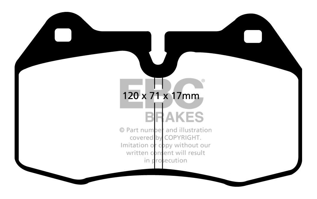 EBC Brakes PORSCHE 911 3.0 Turbo 74-77 Remblokken voorzijde reds