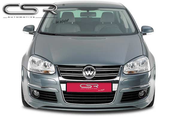 Koplampspoiler VW Golf 5 / Jetta 5 CSR Glans Zwart