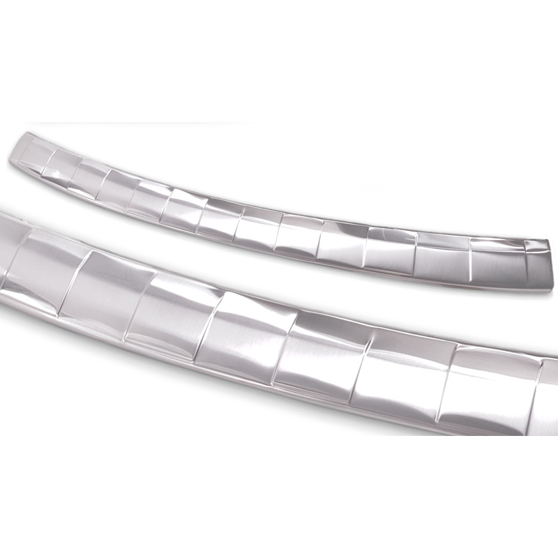 Stainless Steel Rear bumper protector  Skoda Octavia IV Kombi 2020-2024 & FL 2024- (incl. RS, excl. Scout) 'Ribs'