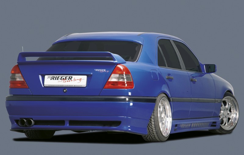Achterbumper Diffusor Mercedes W202 vanaf 06.97 Rieger